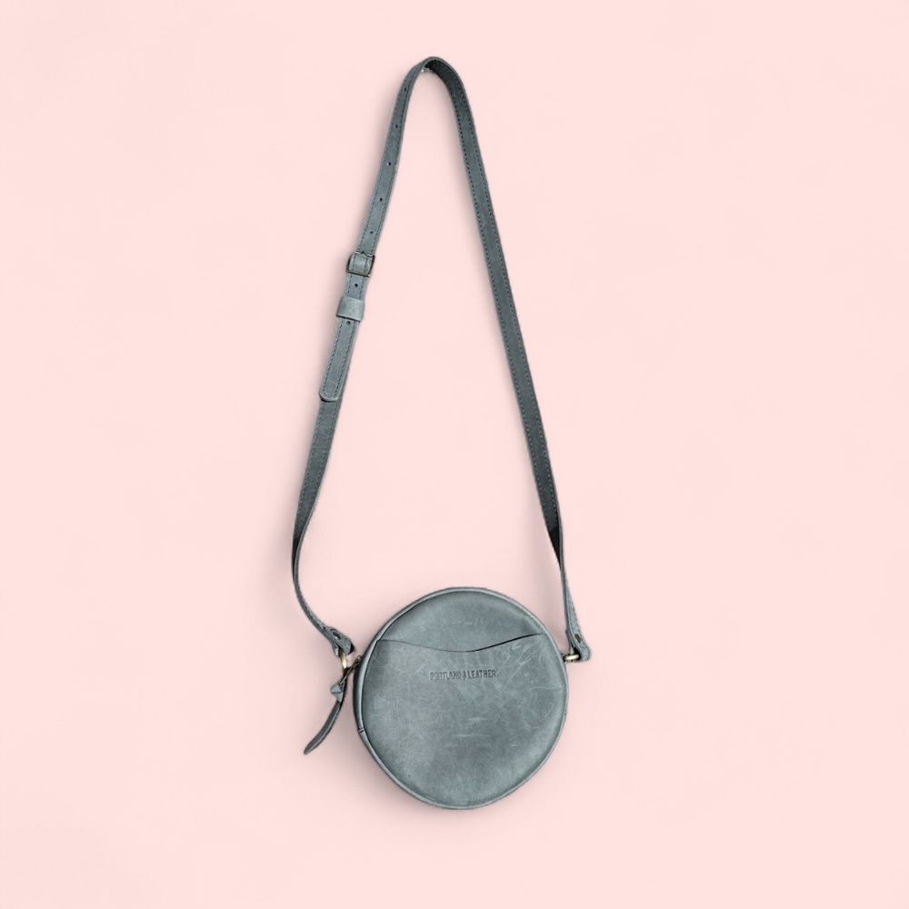 Portland Leather Circle Crossbody (small)